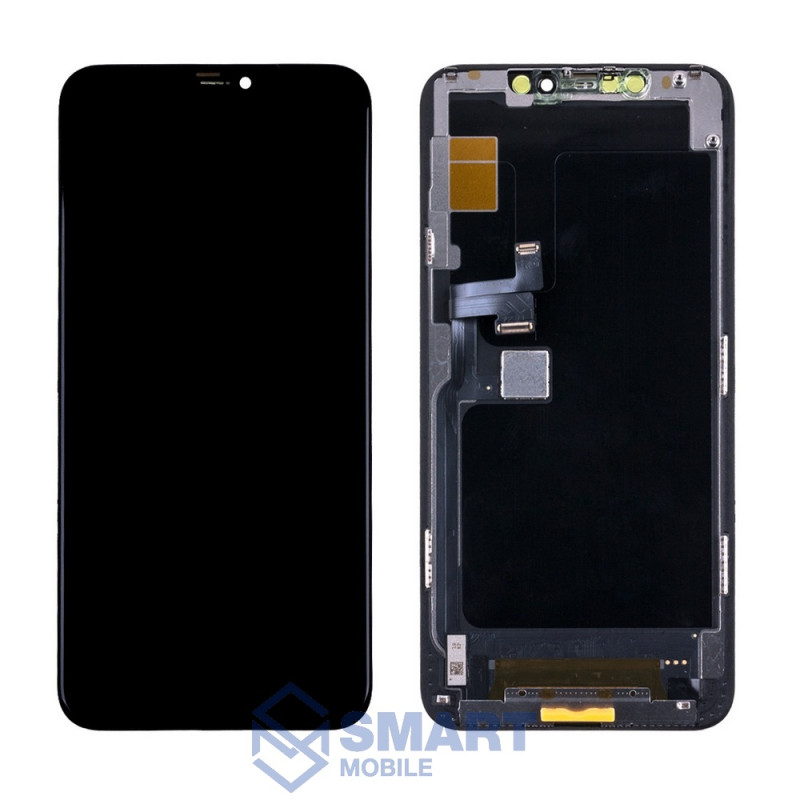 Дисплей для iPhone 11 Pro Max + тачскрин в рамке (черный) (Hard OLED) Стандарт HD 