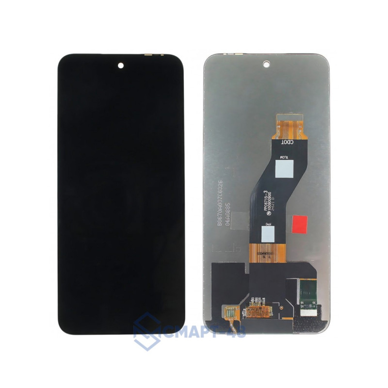 Дисплей для Infinix Smart 10/10 Plus + тачскрин (черный) (ориг)