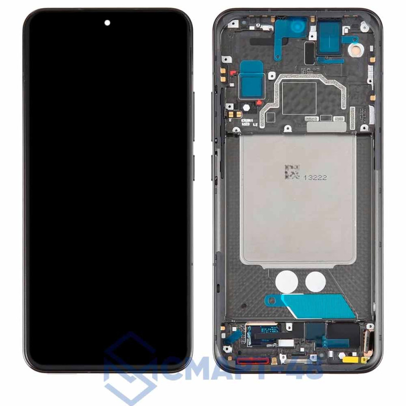 Дисплей для Xiaomi 13 + тачскрин в рамке (черный) (ориг)