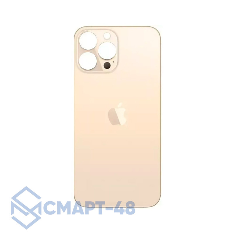 Задняя крышка для iPhone 13 Pro Max (золото) с широким отверстием Премиум