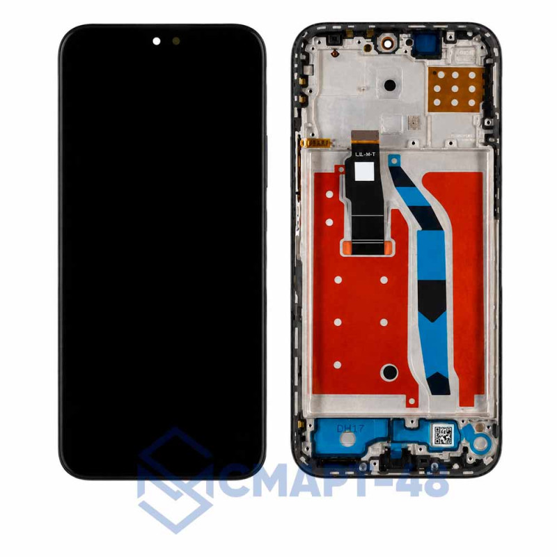Дисплей для Huawei Honor 200 Lite + тачскрин в рамке (черный) (ориг)