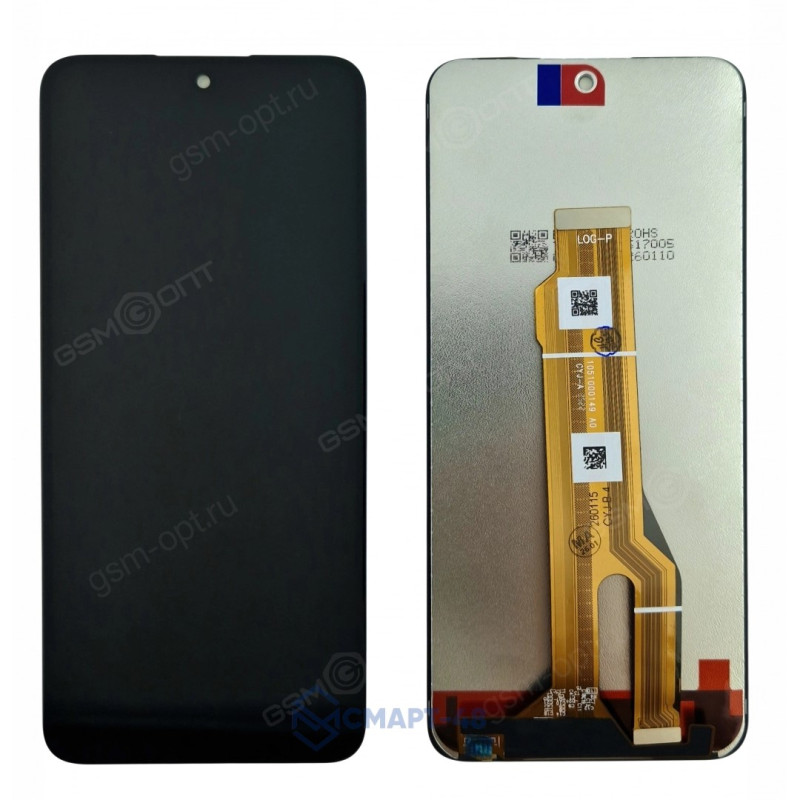 Дисплей для Huawei Honor X7d + тачскрин (черный) (ориг)