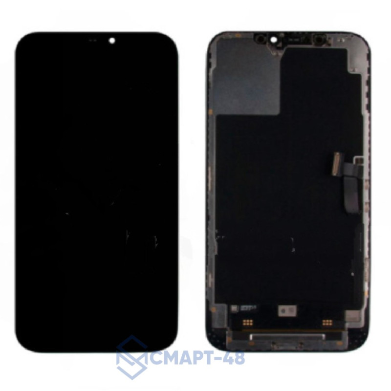 Дисплей для iPhone 12 Pro Max + тачскрин в рамке (черный) 100% ориг, заменено стекло