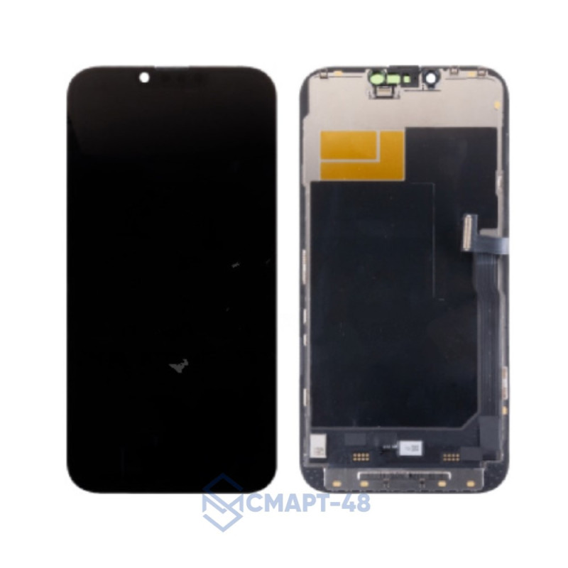 Дисплей для iPhone 13 Pro Max + тачскрин в рамке (черный) (Soft OLED) JCID с верификацией (без ошибки) 120 Гц