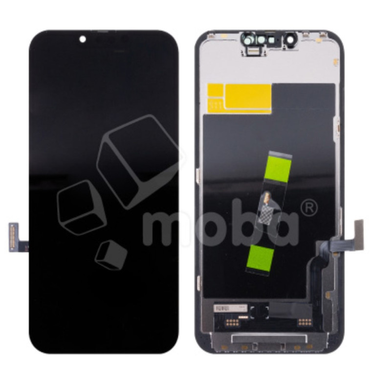 Дисплей для iPhone 13 + тачскрин в рамке (черный) (Soft OLED) DD Премиум FHD площадка под IC