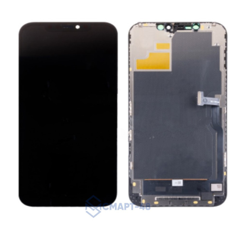 Дисплей для iPhone 12 Pro Max + тачскрин в рамке (черный) (Hard OLED) JCID с верификацией (без ошибки)