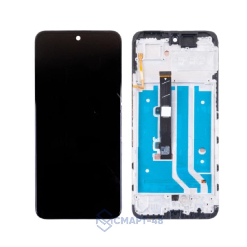 Дисплей для Infinix Hot 50 Pro + тачскрин в рамке (черный) (ориг)
