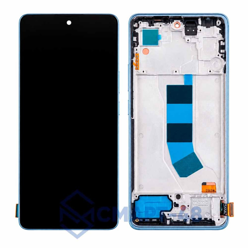 Дисплей для Xiaomi Redmi Note 13 4G + тачскрин в рамке (синий) (Incell)