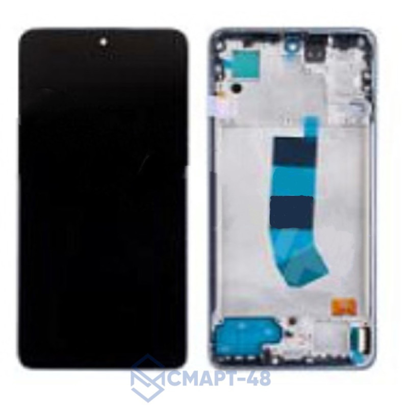 Дисплей для Xiaomi Redmi Note 13 4G + тачскрин в рамке (синий) (OLED)