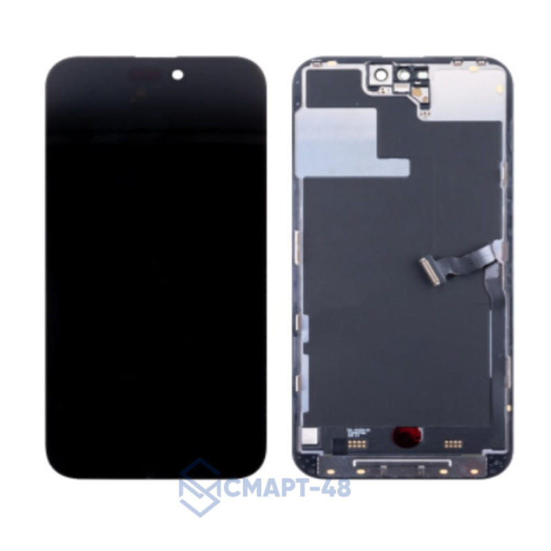 Дисплей для iPhone 14 Pro Max + тачскрин в рамке (черный) 100% ориг, заменено стекло 