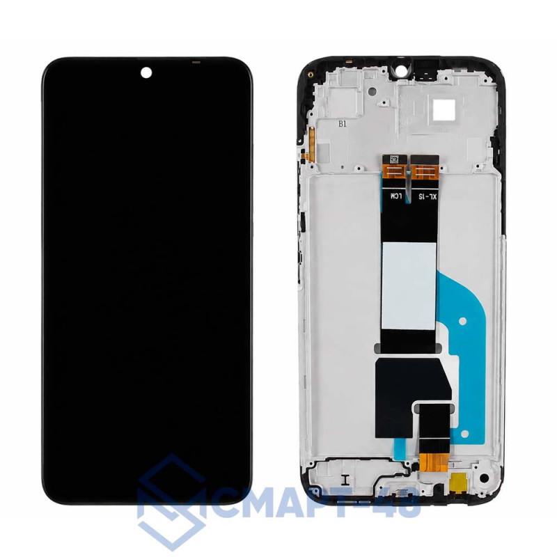 Дисплей для Xiaomi Redmi 15C 4G/Poco C85 + тачскрин в рамке (черный) (ориг)