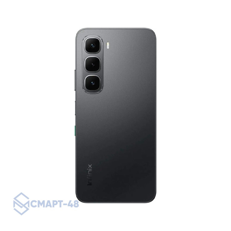 Задняя крышка для Infinix Hot 60i (черный) + стекло камеры Премиум