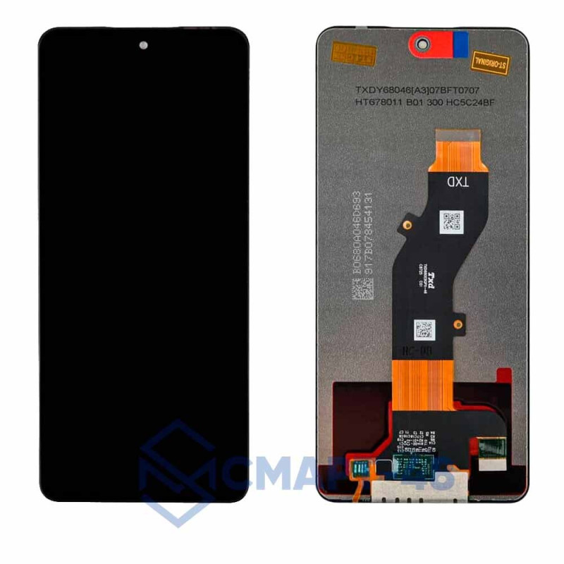 Дисплей для Tecno Pova 7 5G + тачскрин (черный) (ориг)