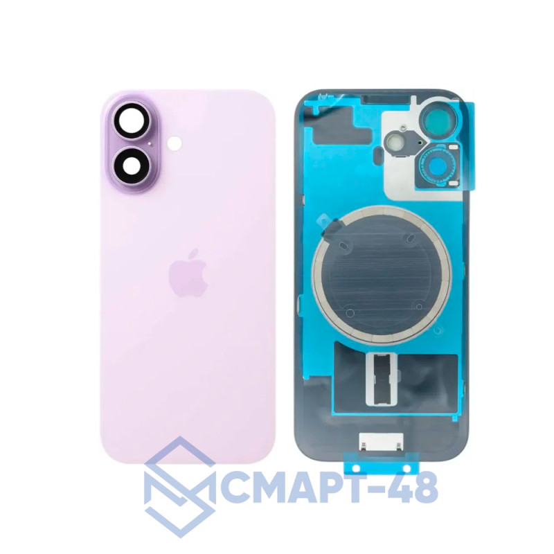 Задняя крышка для iPhone 17 (фиолетовый) + стекло камеры Премиум