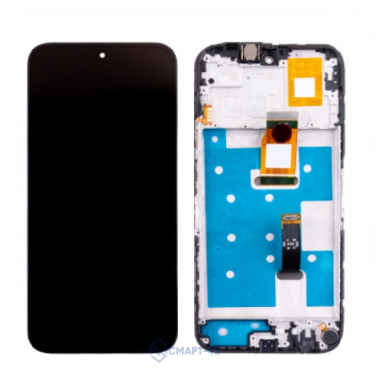 Дисплей для Huawei Honor X6c + тачскрин в рамке (черный) (ориг)