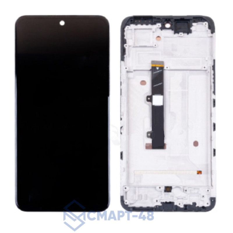 Дисплей для Tecno Spark 30 Pro + тачскрин в рамке (черный) (ориг)