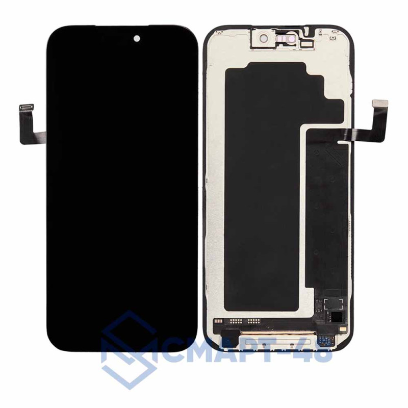 Дисплей для iPhone 17 Pro Max + тачскрин в рамке (черный) (Soft OLED) площадка под IC 120Гц