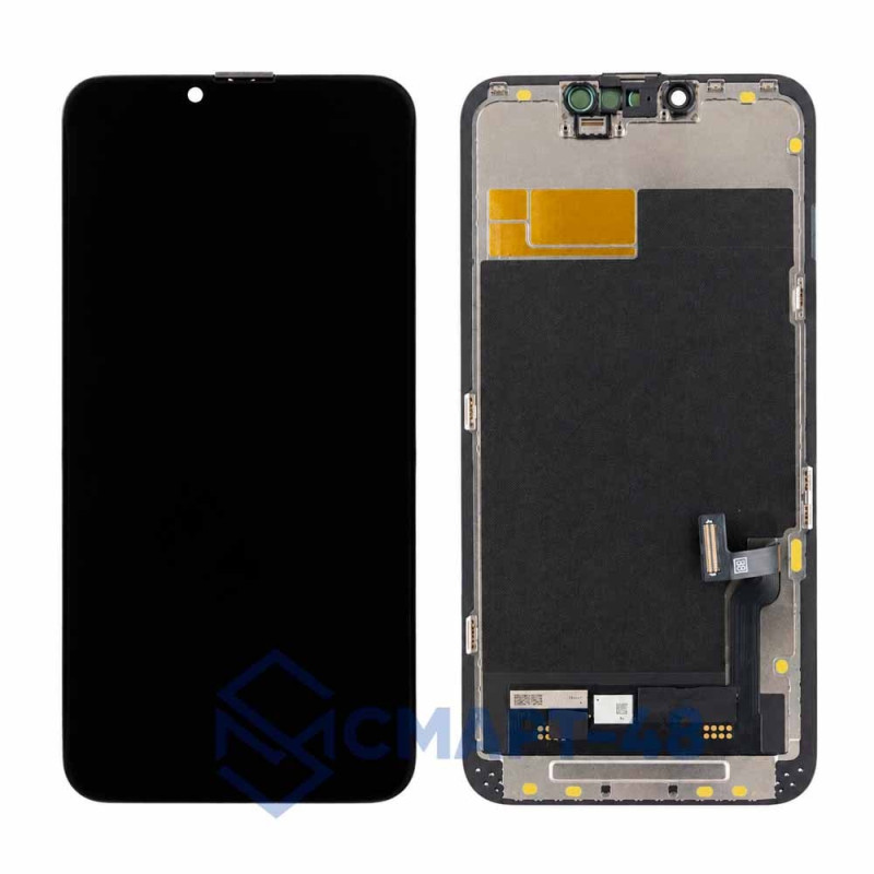 Дисплей для iPhone 13 + тачскрин в рамке (черный) (Soft OLED) DD с верификацией (без ошибки)