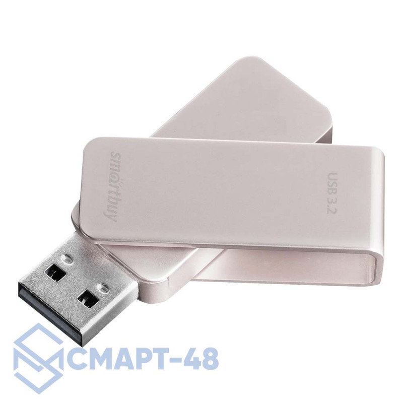 USB флеш-накопитель 128GB Smartbuy M1 Metal USB 3.0/3.2 (серый) (SB128GM1G)