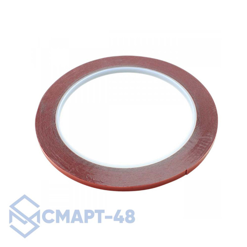 Скотч двухсторонний Amaoe DST023 10м х 4мм RED (черный)