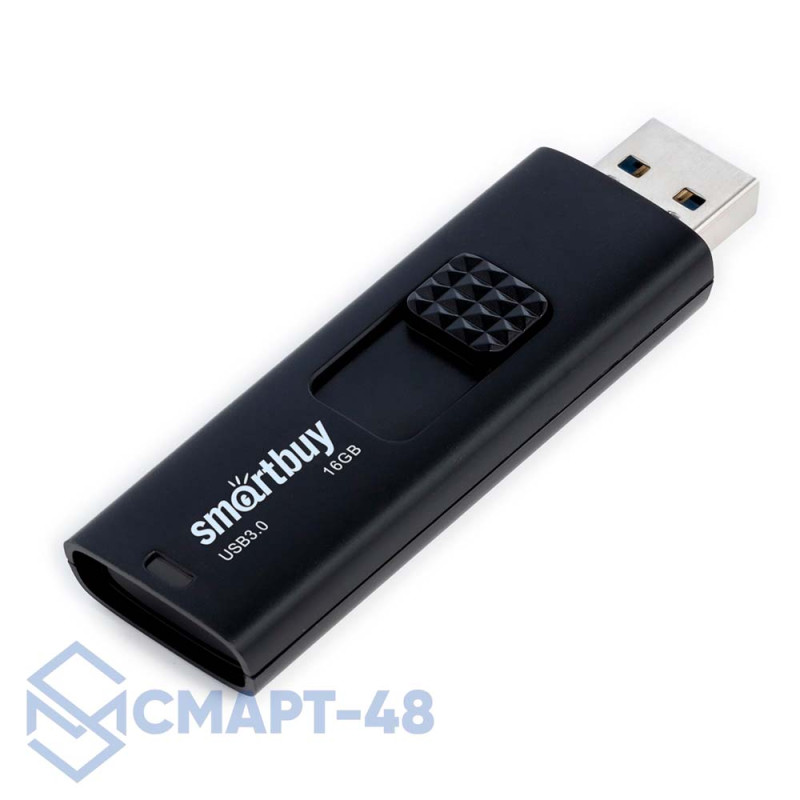 USB флеш-накопитель 16GB Smartbuy Fashion USB 3.0/3.1 (черный) (SB016GB3FSK)