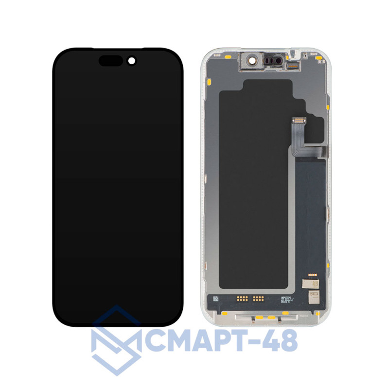 Дисплей для iPhone 17 Pro + тачскрин в рамке (черный) (Soft OLED)