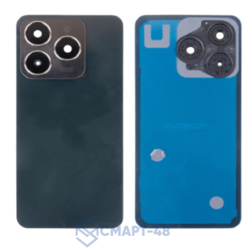 Задняя крышка для Realme C61 (зеленый) + стекло камеры Премиум