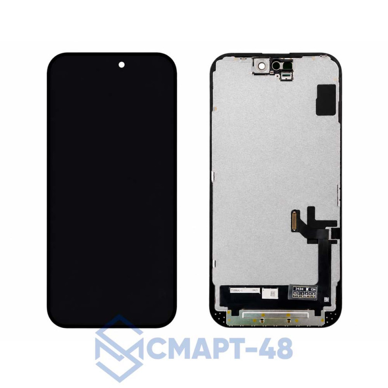 Дисплей для iPhone 15 + тачскрин в рамке (черный) (Incell COF LTPS FHD) ZY Премиум