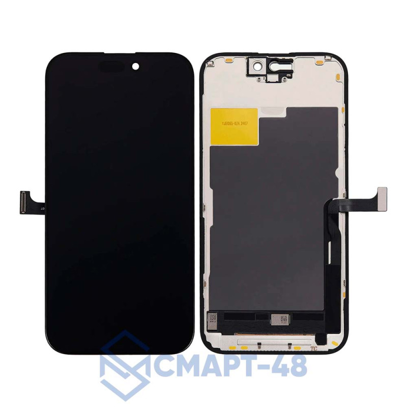 Дисплей для iPhone 15 Pro + тачскрин в рамке (черный) (Incell COF LTPS FHD) ZY Премиум