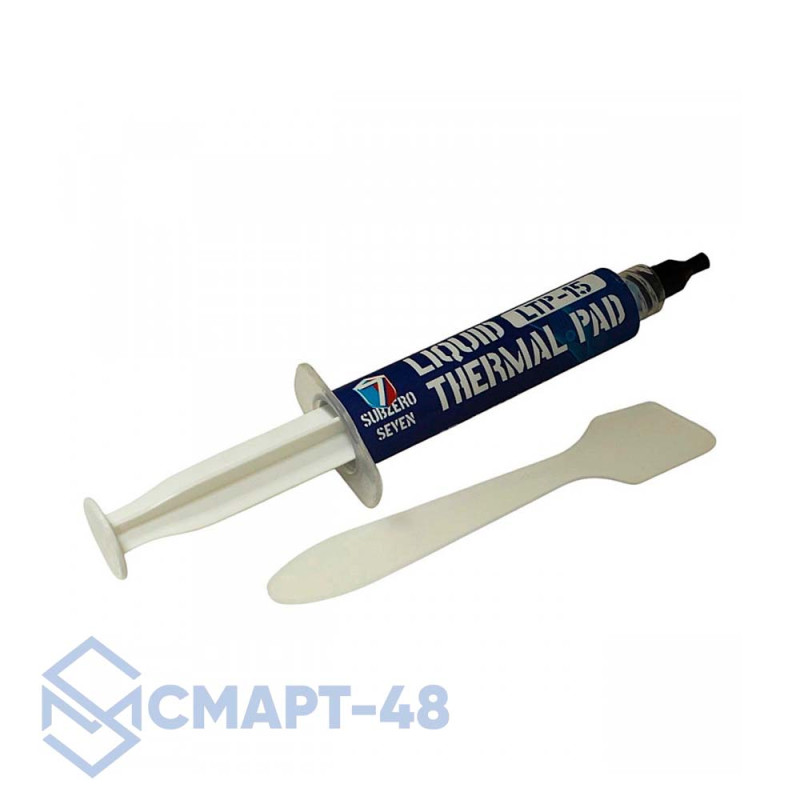Термопрокладка жидкая LTP-15 (15.8W/m-k) синий шприц 10 гр