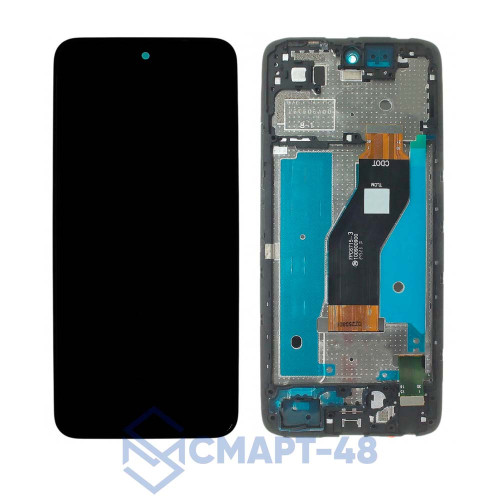 Дисплей для Infinix Smart 10 + тачскрин в рамке (черный) (ориг)