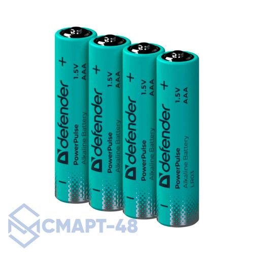 Батарейка Defender LR03 AAA алкалиновая