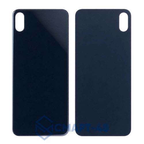 Задняя крышка для iPhone XS Max (серый) с широким отверстием Премиум