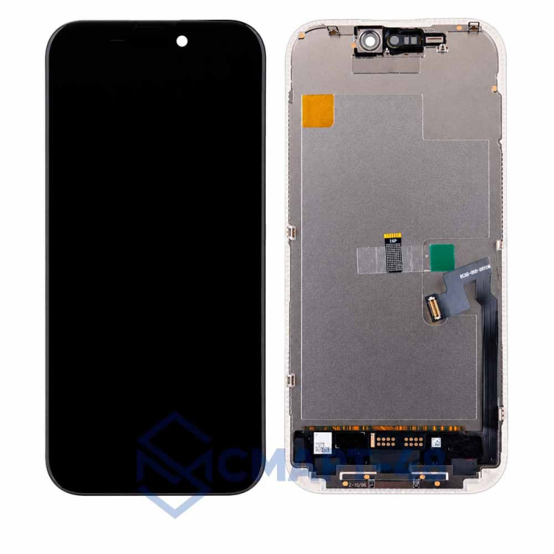 Дисплей для iPhone 16 Pro + тачскрин в рамке (черный) (Hard OLED) DD с верификацией (без ошибки) 120 Гц