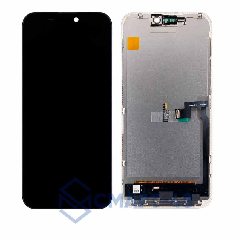 Дисплей для iPhone 16 Pro Max + тачскрин в рамке (черный) (Hard OLED) DD с верификацией (без ошибки) 120 Гц