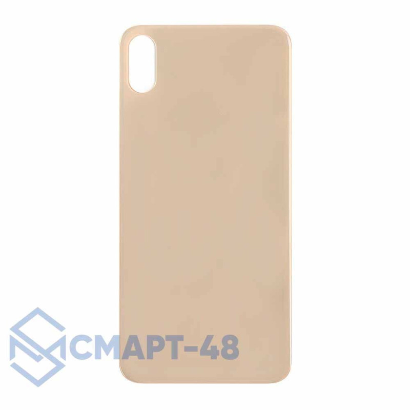 Задняя крышка для iPhone XS Max (золото) с широким отверстием Премиум