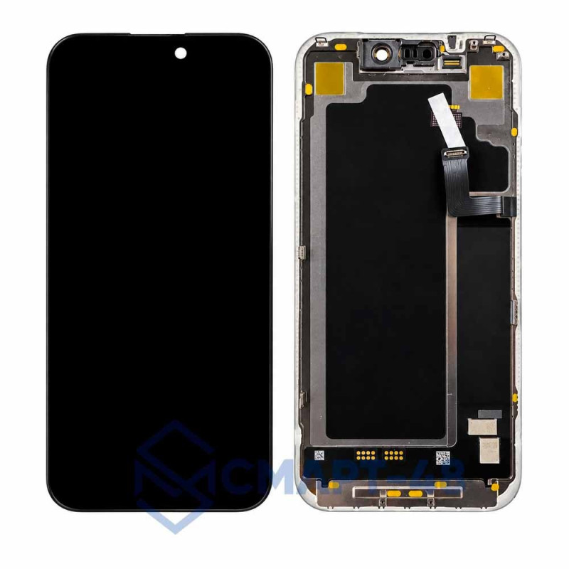 Дисплей для iPhone 17 Pro + тачскрин в рамке (черный) (Soft OLED) с верификацией (без ошибки)