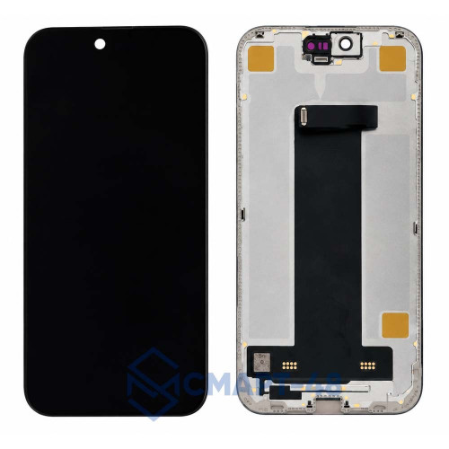 Дисплей для iPhone 17 Air + тачскрин в рамке (черный) (Soft OLED) DD площадка под IC 120Гц