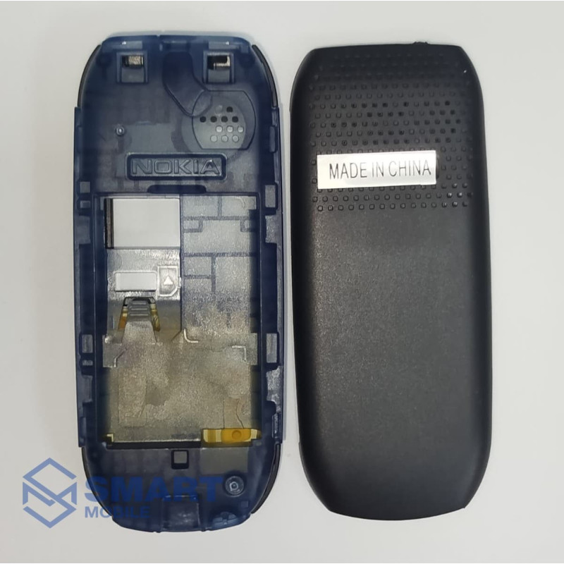 Корпус для Nokia 1616 + средняя часть + клавиатура (черный)