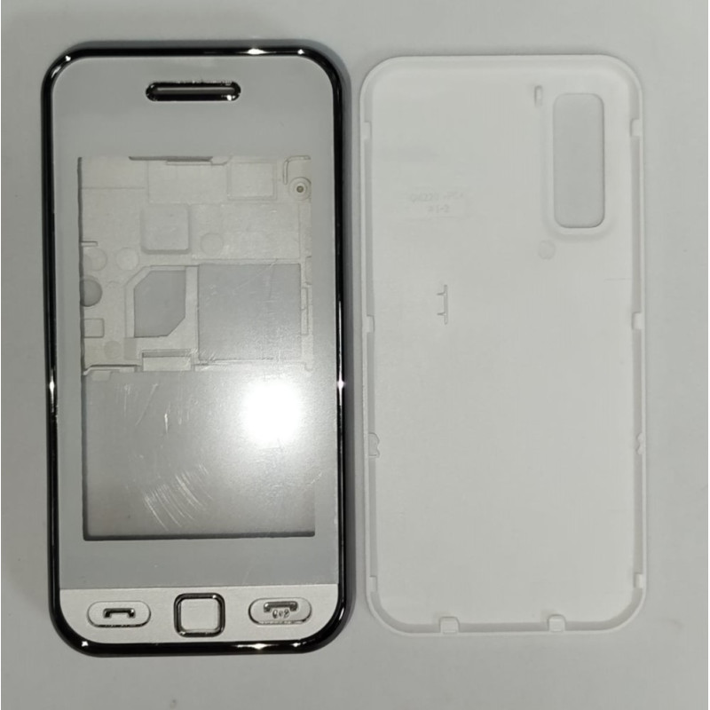 Корпус для Samsung S5233 TV + средняя часть (белый)