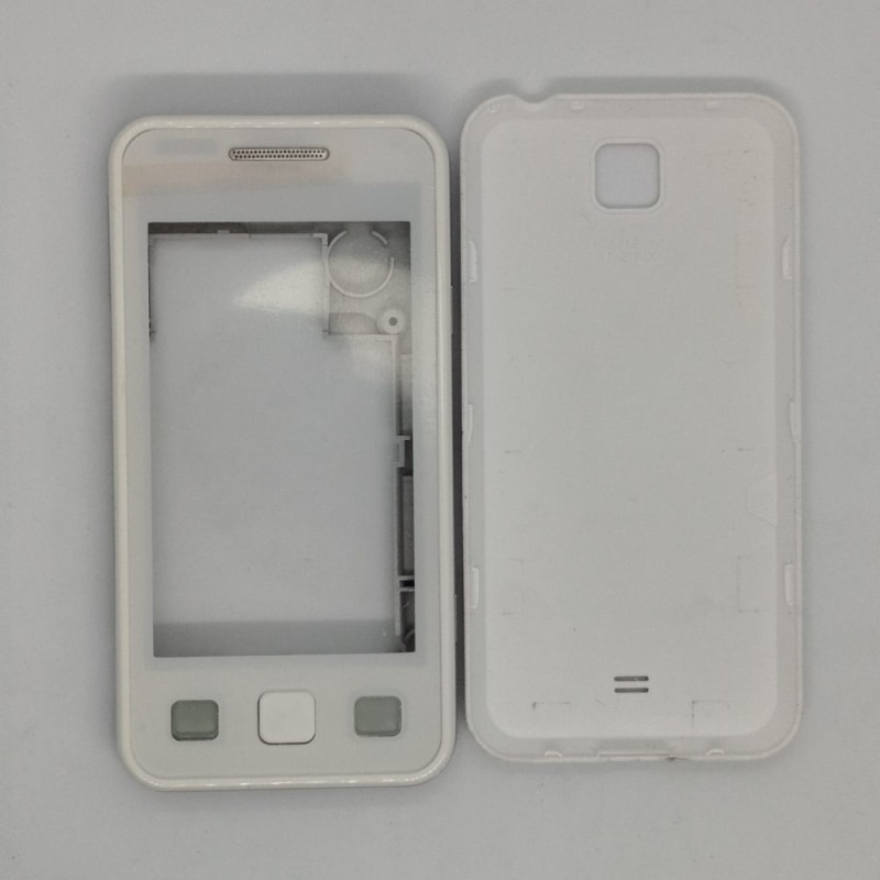 Корпус для Samsung C6712 + средняя часть + клавиатура (белый)