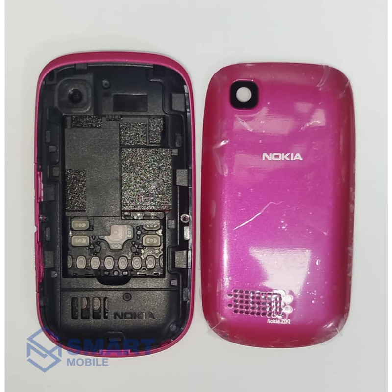 Корпус для Nokia 200 (розовый)