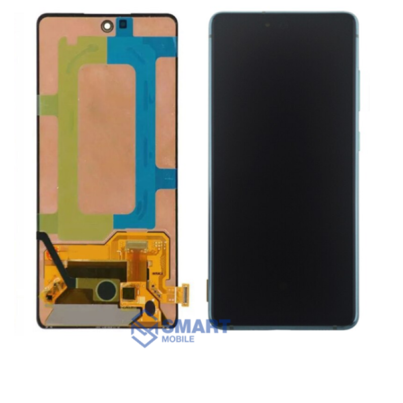 Дисплей для Samsung Galaxy G780F S20 FE/G781 S20 Lite + тачскрин в рамке (голубой) сервисный 100%  