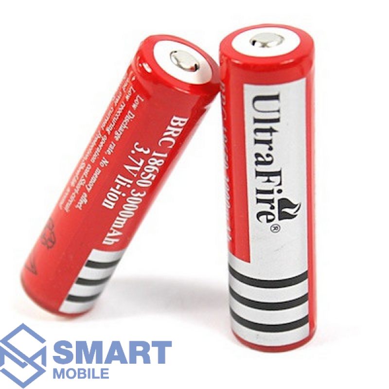 Аккумулятор 18650 3.7v (4200 mAh) Li-ion UltraFire (высокий +)