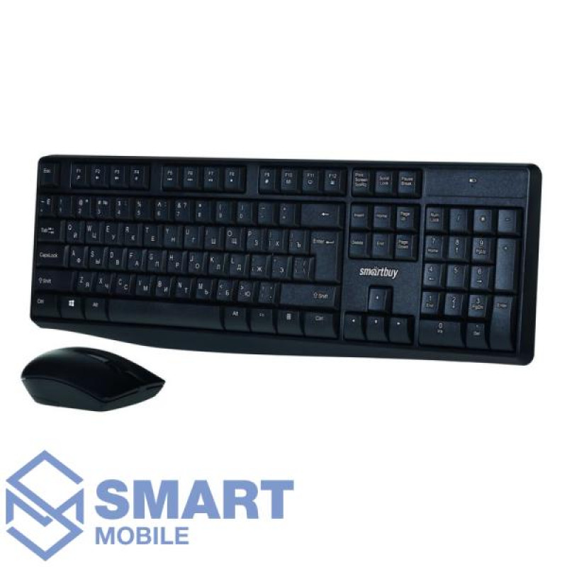 Беспроводной комплект клавиатура + мышь SmartBuy One (207295AG-K) (черный)