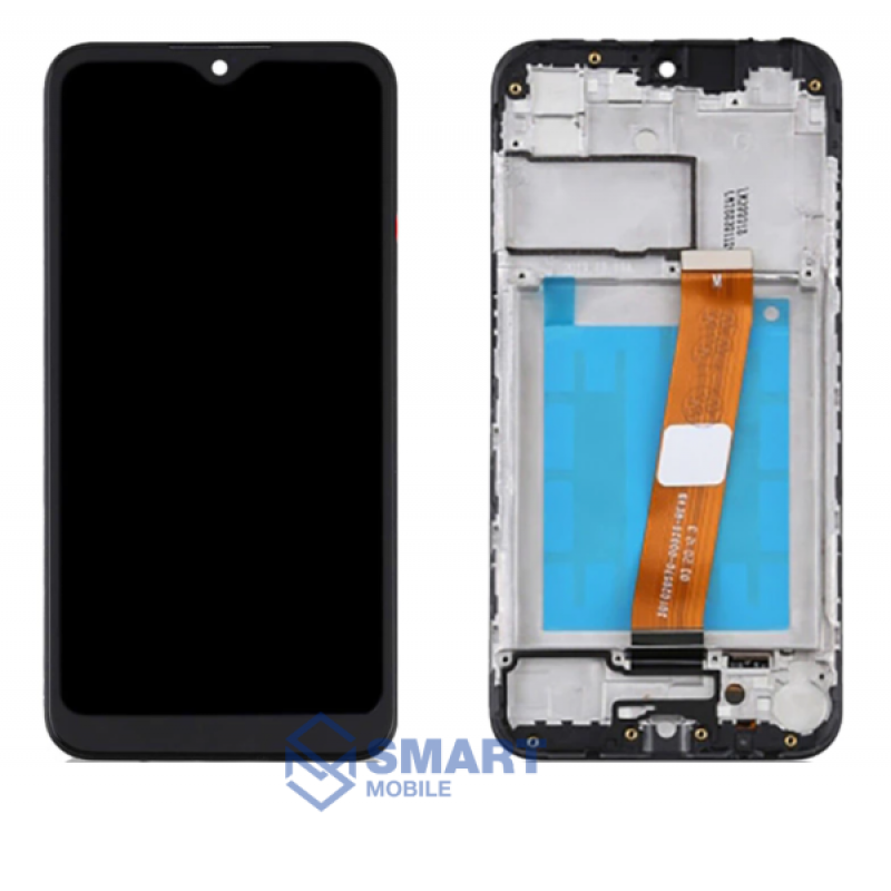 Дисплей для Samsung Galaxy M015F M01 + тачскрин в рамке (черный) сервисный 100%