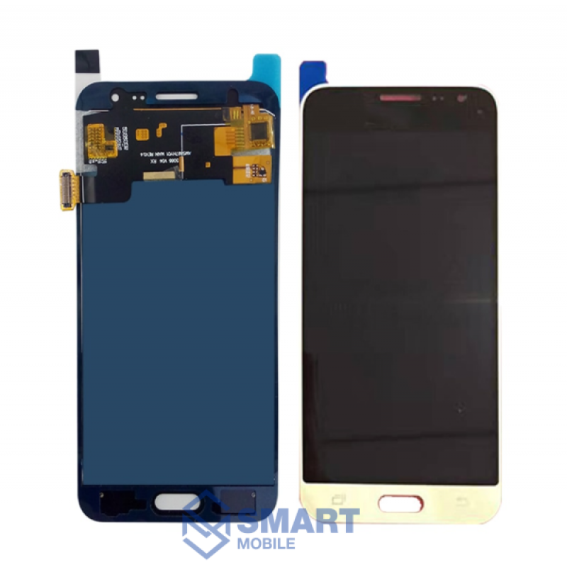 Дисплей для Samsung Galaxy J320F J3 (2016) + тачскрин (золото) (OLED) полноразмерный