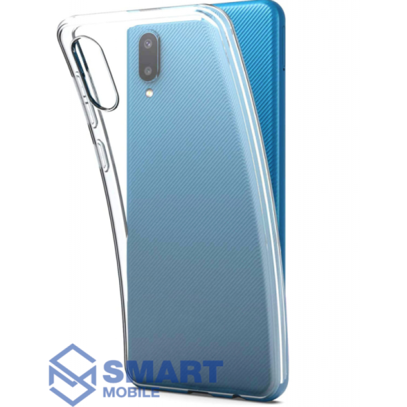 Чехол для Samsung Galaxy A022G A02/M025 M02 силиконовый 2мм (прозрачный)