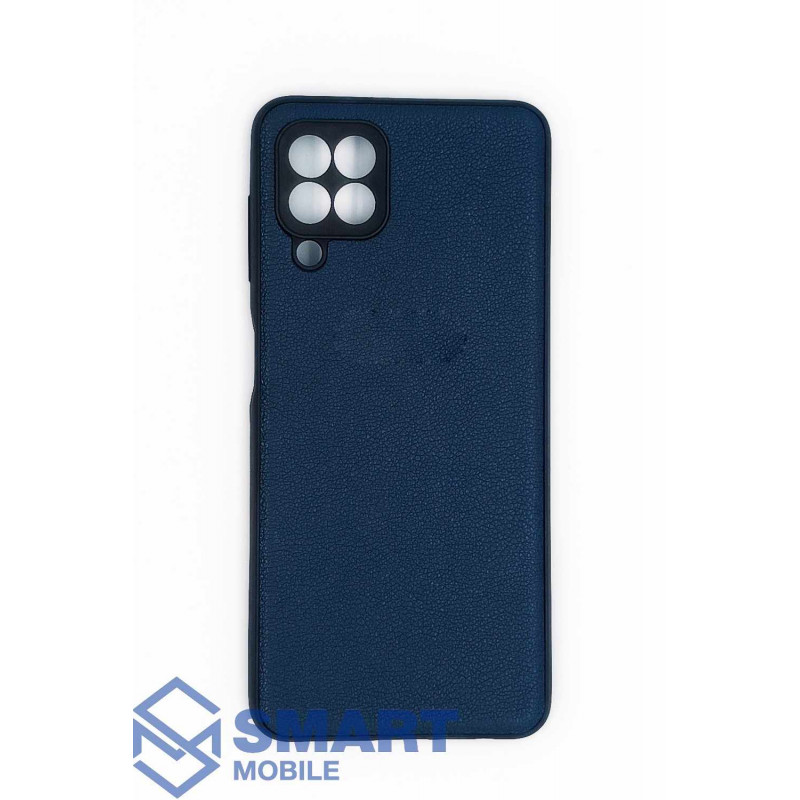 Чехол для Samsung Galaxy A225F A22/M225 M22/M325 M32 под кожу, с защитой камеры (синий)