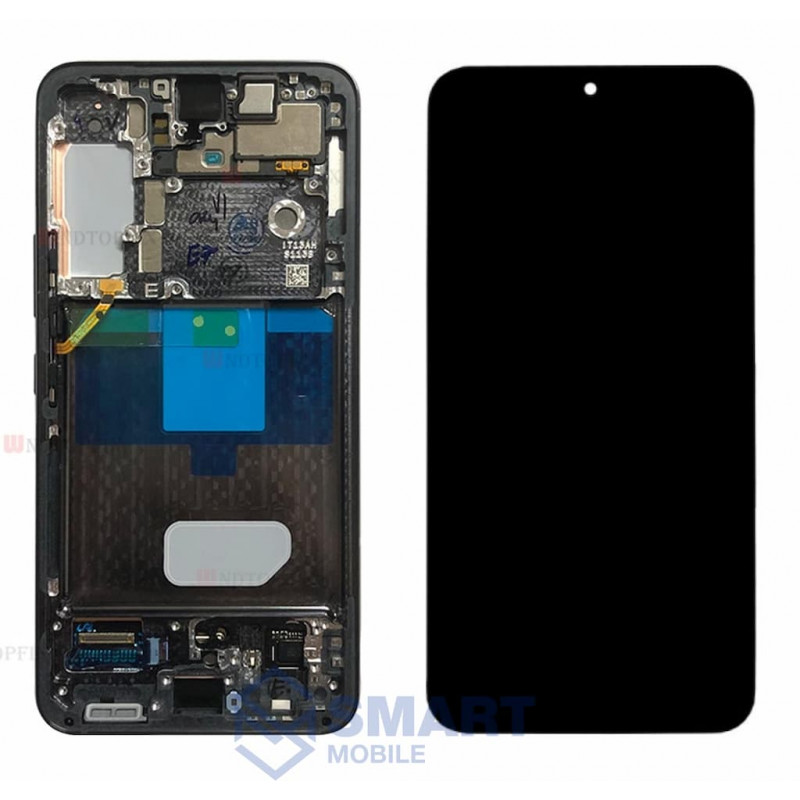 Дисплей для Samsung Galaxy S901 S22 + тачскрин в рамке (черный) сервисный 100%